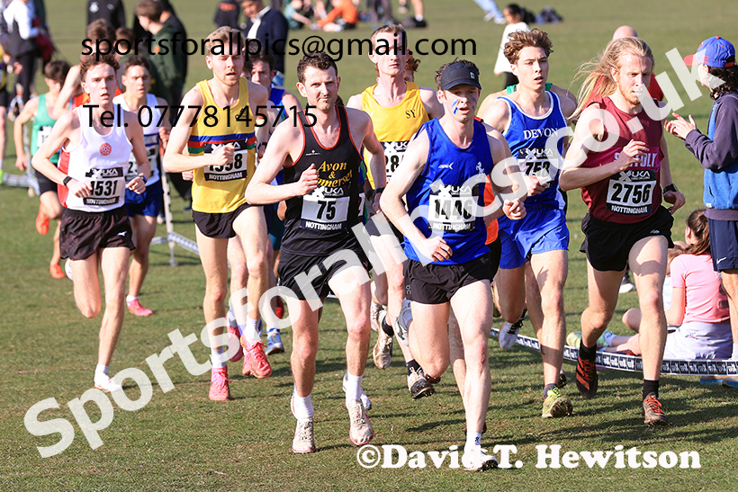 Senior mens 2025 UK CAU Inter Counties Cross Country Champs., Wollaton Park, Nottingham. Photo: David T. Hewitson/Sports for All Pics